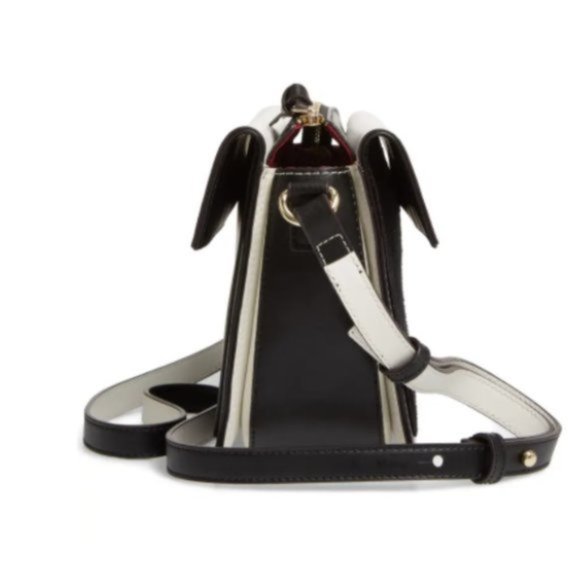 TED BAKER LONDON Colour by Numbers Glacial Leather Crossbody White Black Blue - Picture 6 of 16